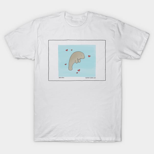 Manatee Monday T-Shirt by Liz Climo